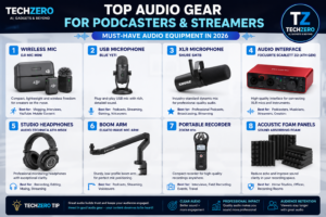 Best Audio Gear for Podcasters and Streamers Audio